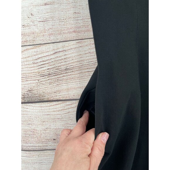 Spanx The Perfect Fit & Flare Ponte Dress Women's Size Medium Black‎ - Picture 5 of 9